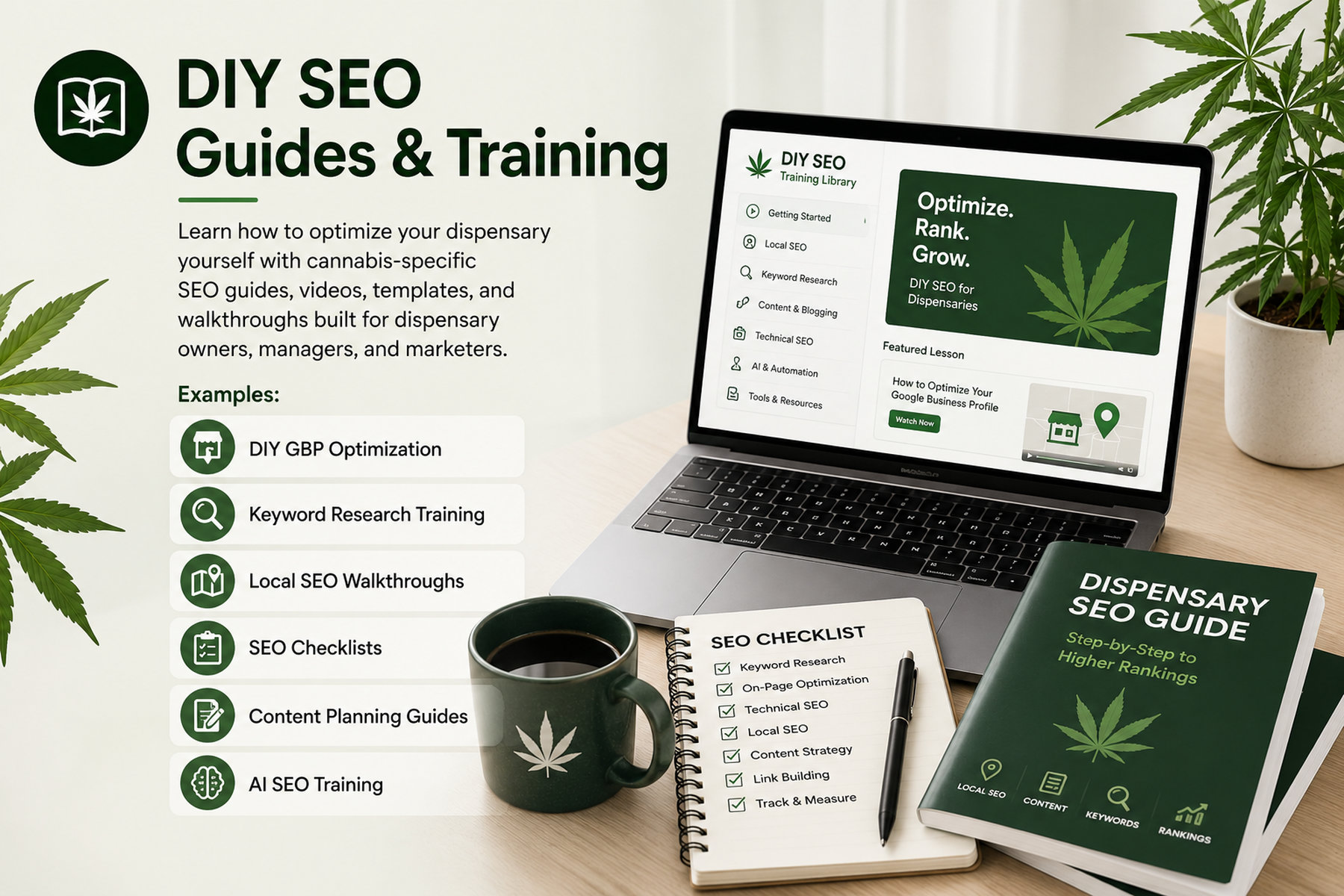 DIY SEO Guides & Training for Dispensary Local SEO